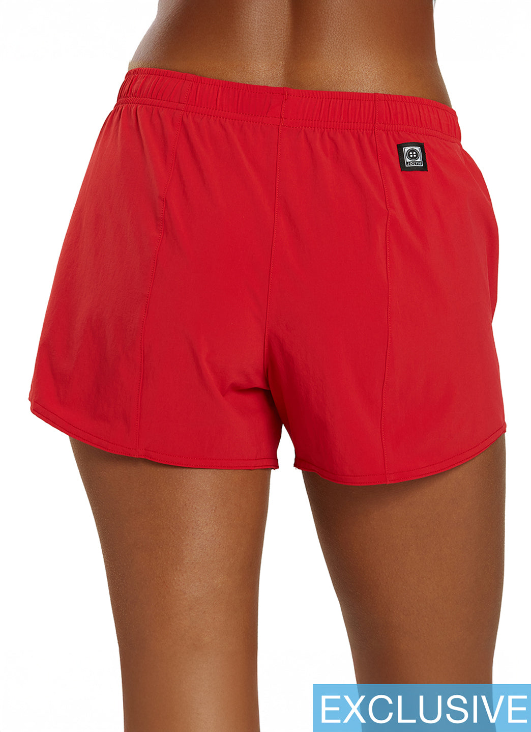 JOLYN Women's Janie 2.0 Lifeguard Logo Run Short