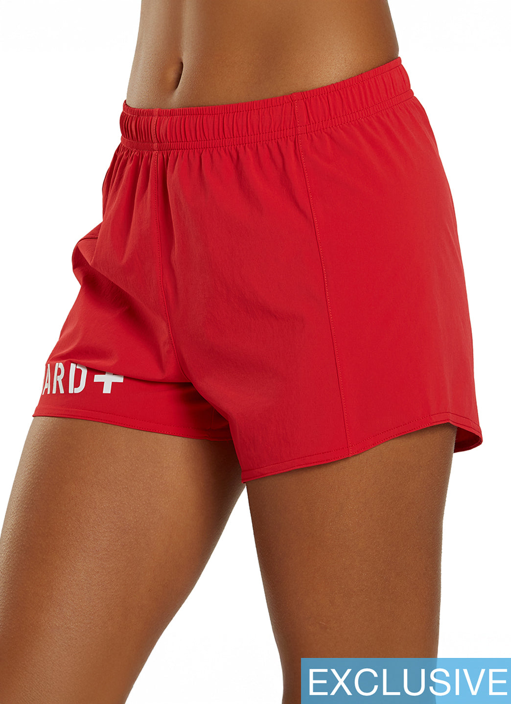 JOLYN Women's Janie 2.0 Lifeguard Logo Run Short