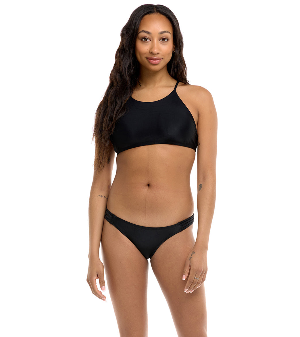 Body Glove Women's Smoothies Shadow Alesha High Neck Bikini Top