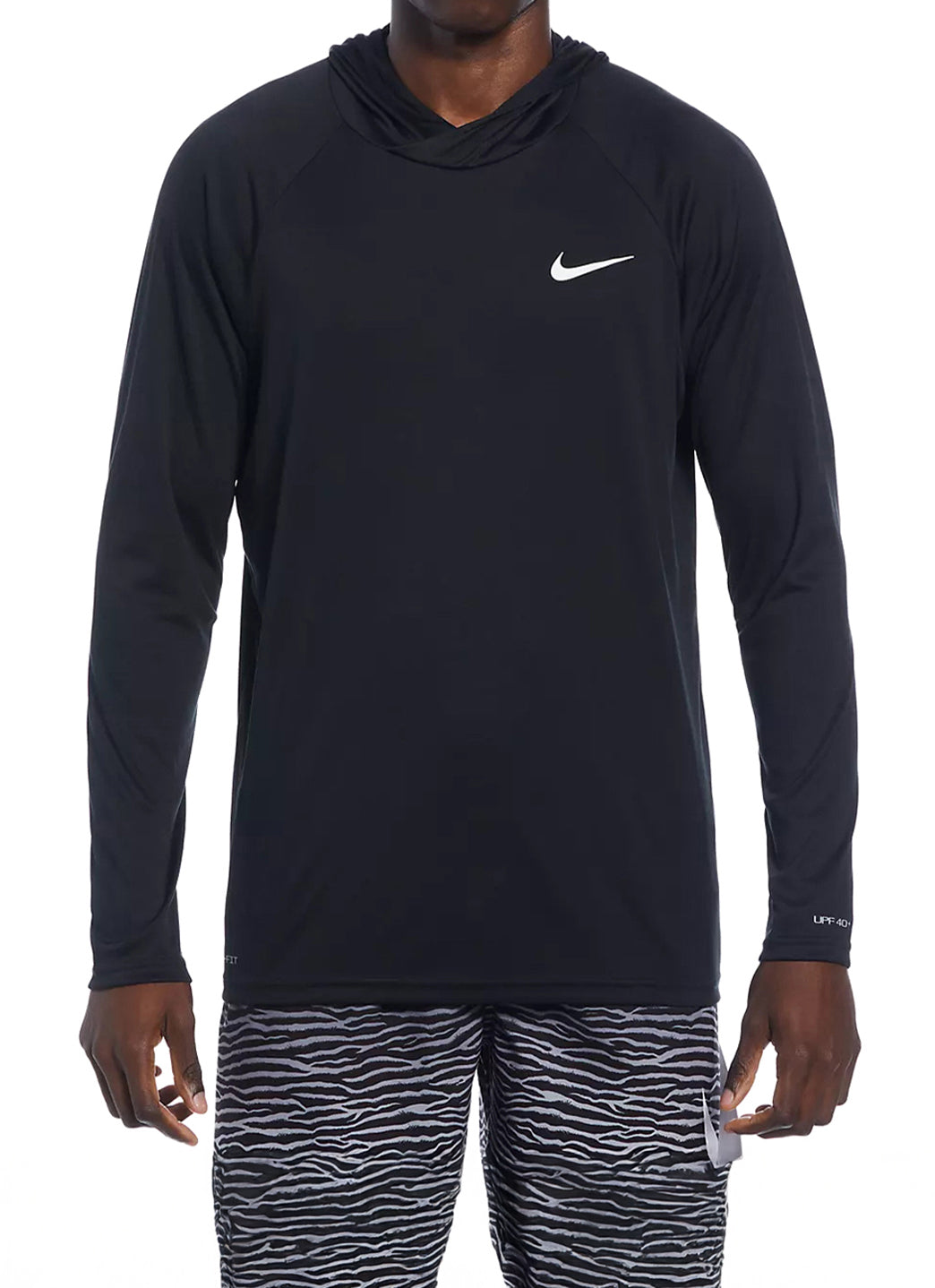 Nike Men's Essential Long Sleeve Hooded Hydroguard Swim Shirt