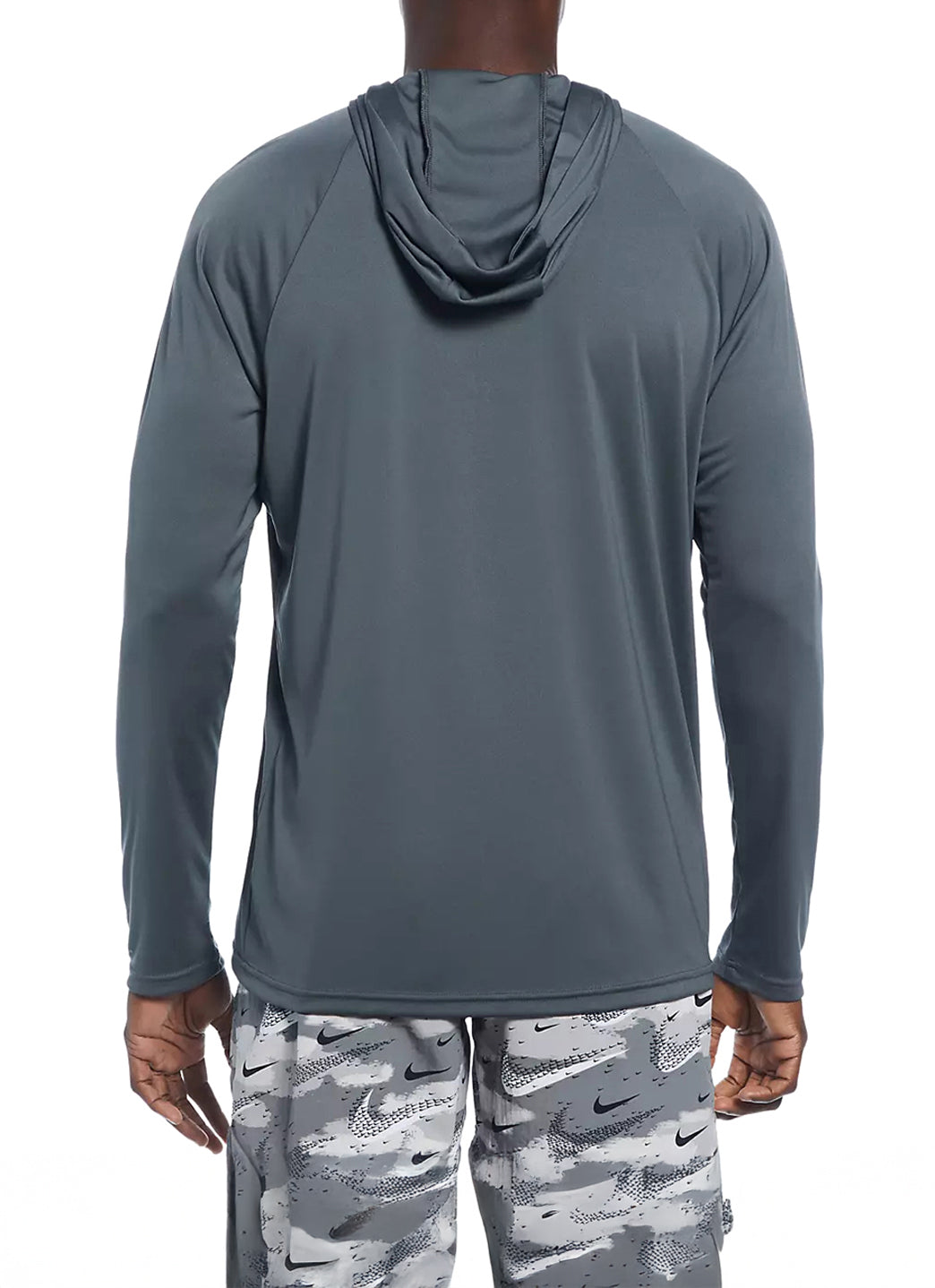 Nike Men's Essential Long Sleeve Hooded Hydroguard Swim Shirt