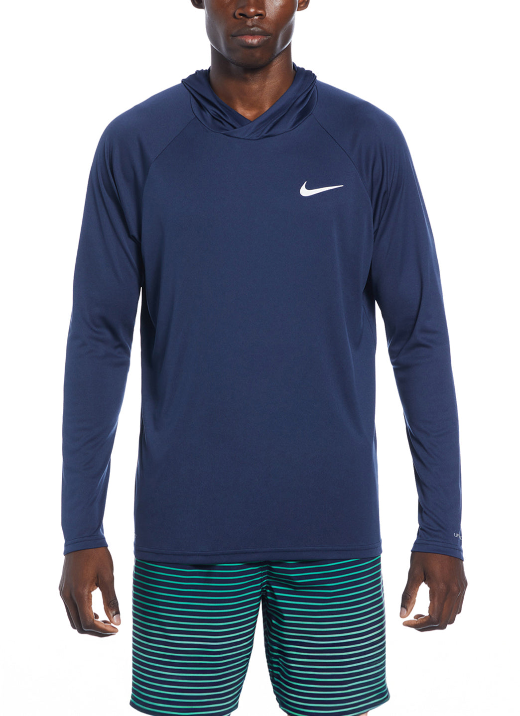 Nike Men's Essential Long Sleeve Hooded Hydroguard Swim Shirt
