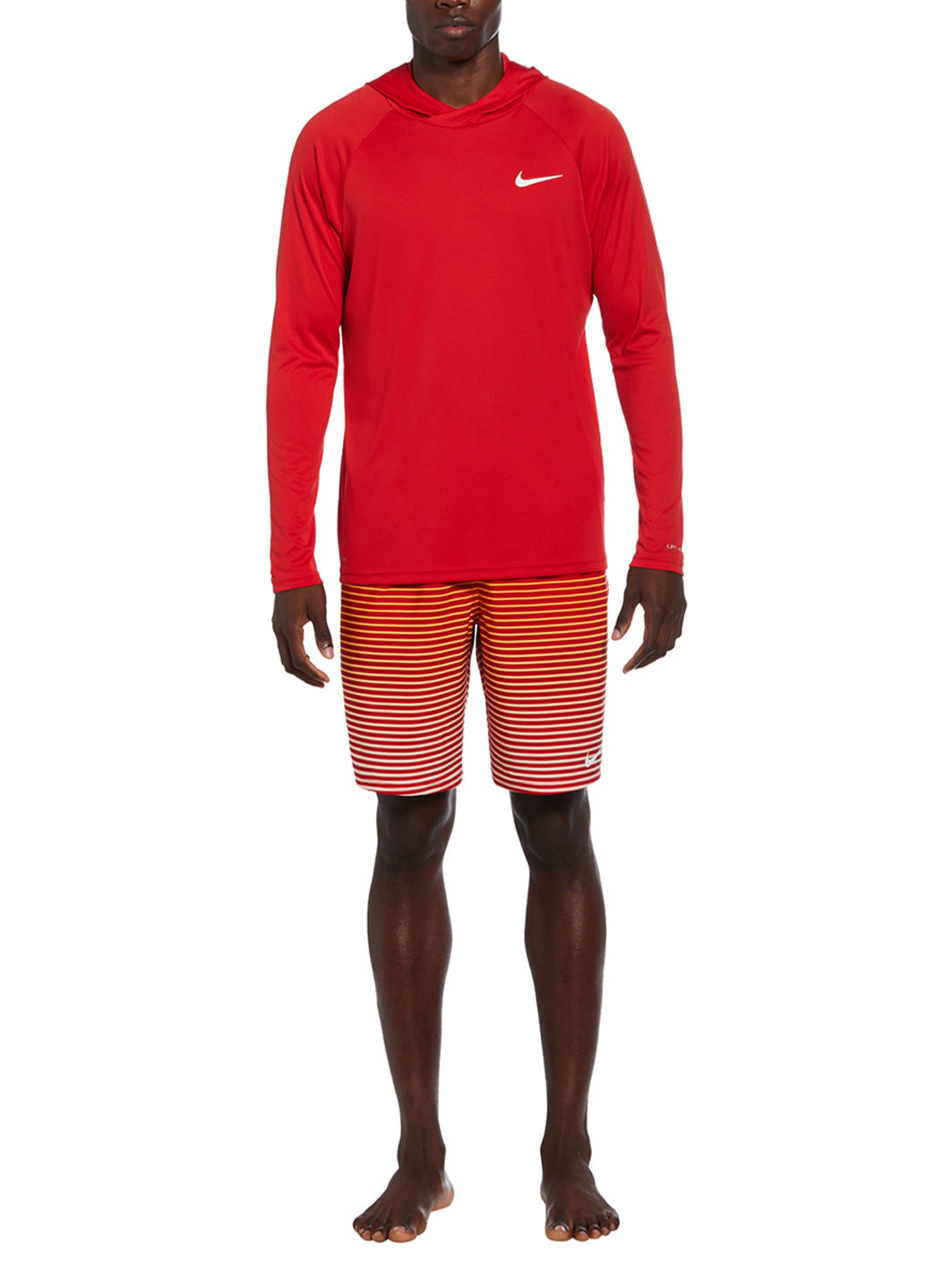 Nike Men's Essential Long Sleeve Hooded Hydroguard Swim Shirt