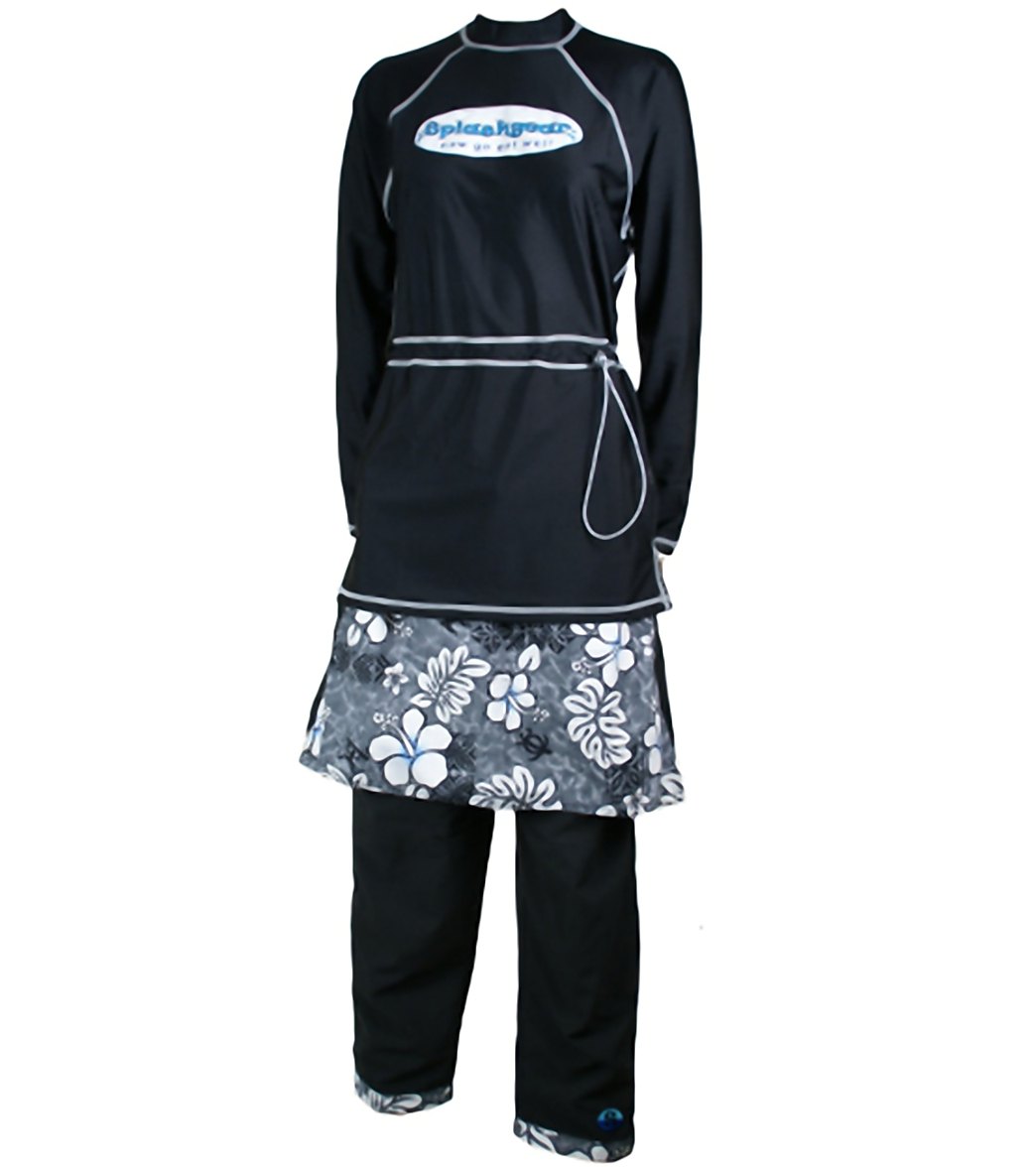 Splashgear La Femme One Piece Swimsuit Regular Inseam Skirted Bottom