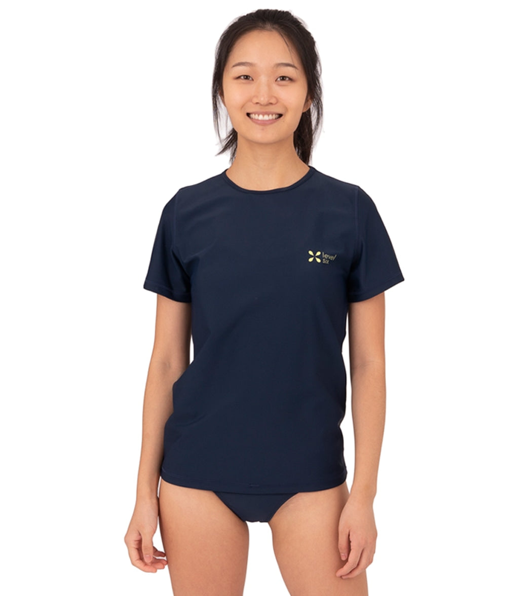 Level Six Women's Coastal Short Sleeve Loose Fitting Surf Tee