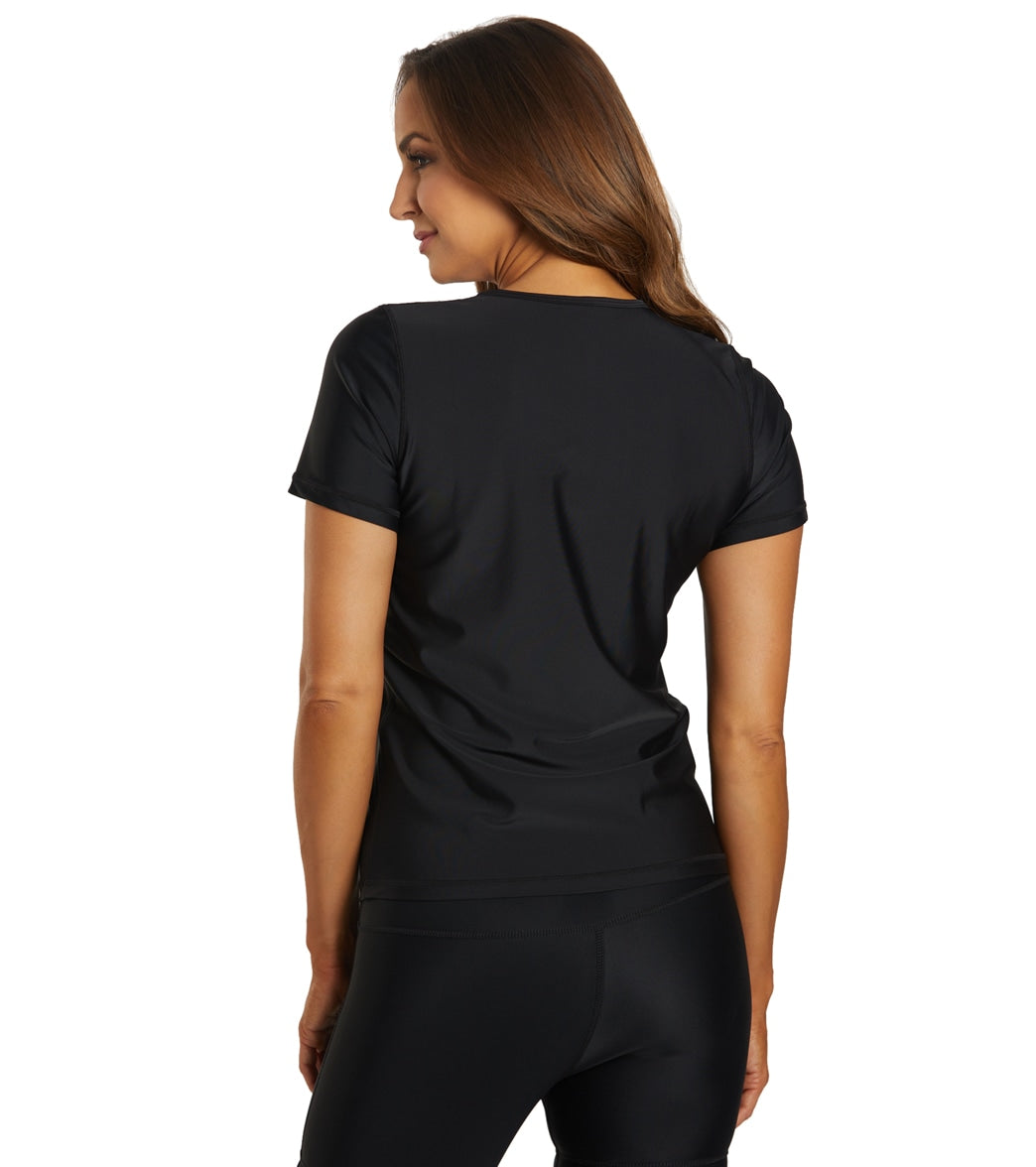 Level Six Women's Coastal Short Sleeve Loose Fitting Surf Tee