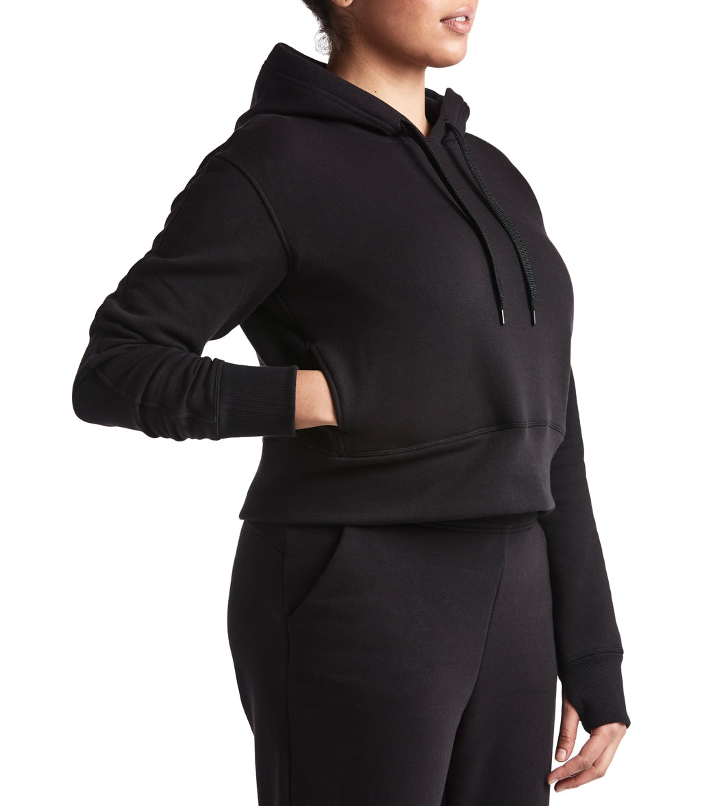 Public Rec Luxe Fleece Cropped Hoodie