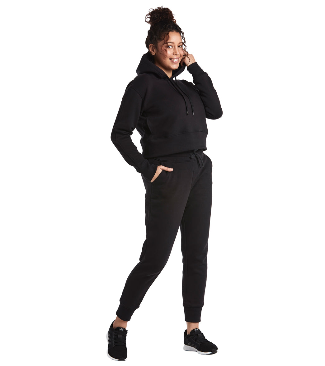 Public Rec Luxe Fleece Cropped Hoodie