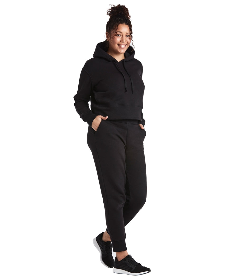 Public Rec Luxe Fleece Cropped Hoodie