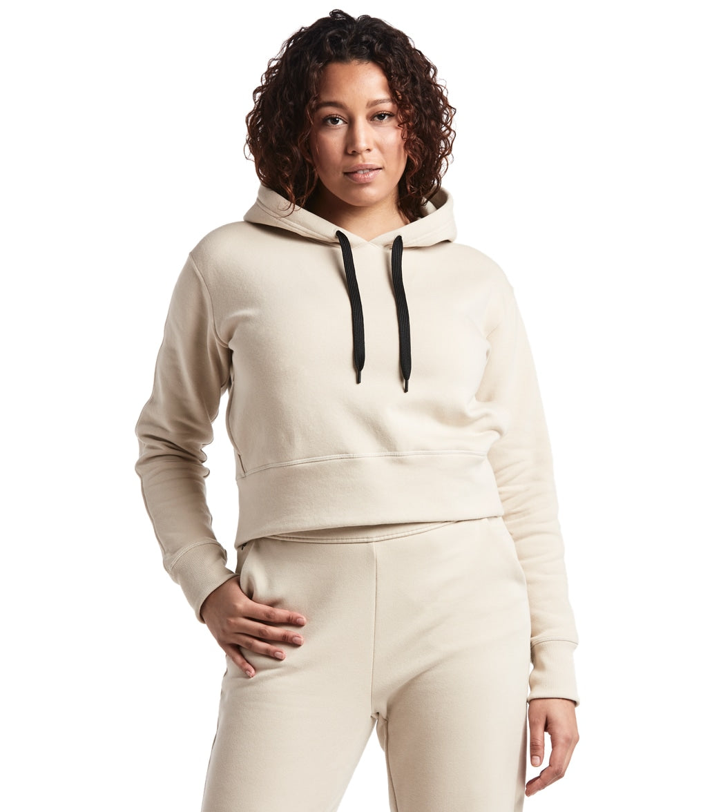 Public Rec Luxe Fleece Cropped Hoodie
