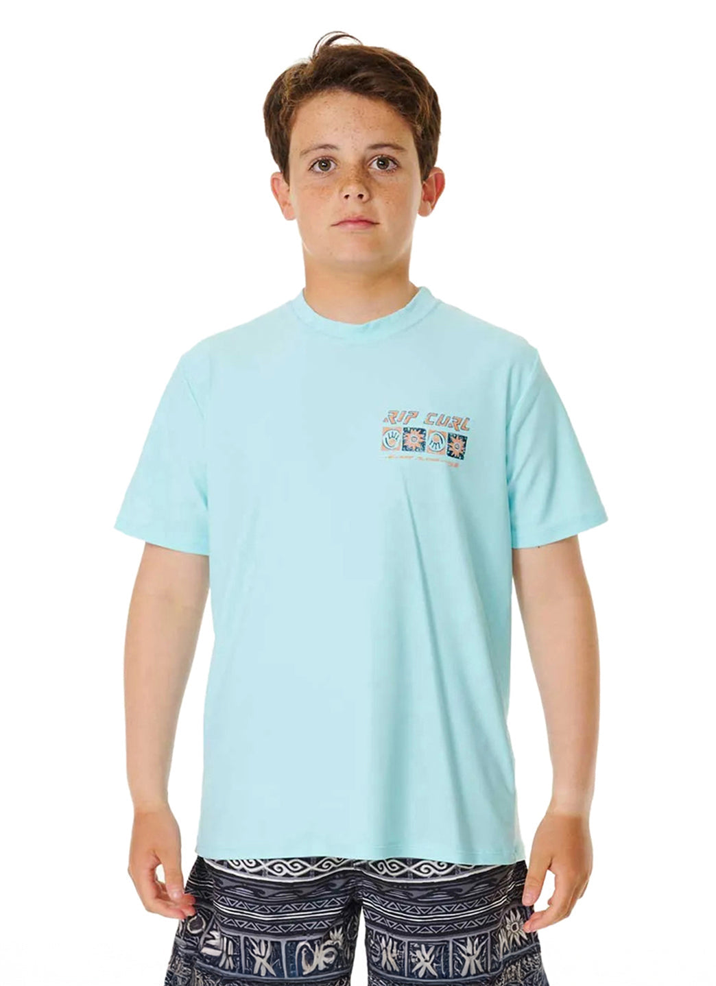 Rip Curl Youth Pure Short Sleeve UPF 50 Surf Shirt (Big Kid)