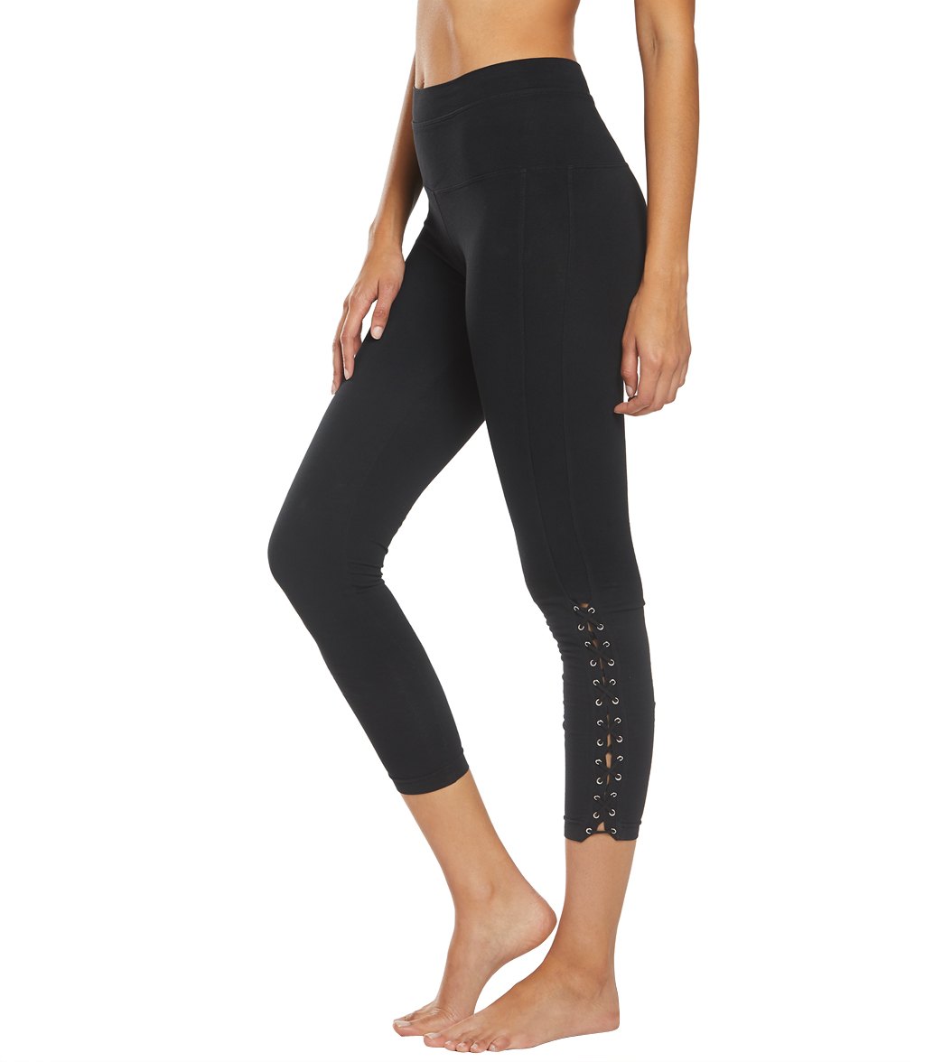 Hard Tail Laced Yoga Capris