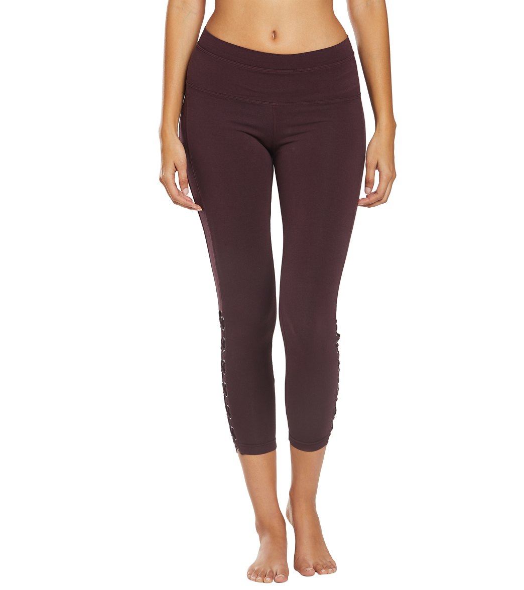 Hard Tail Laced Yoga Capris