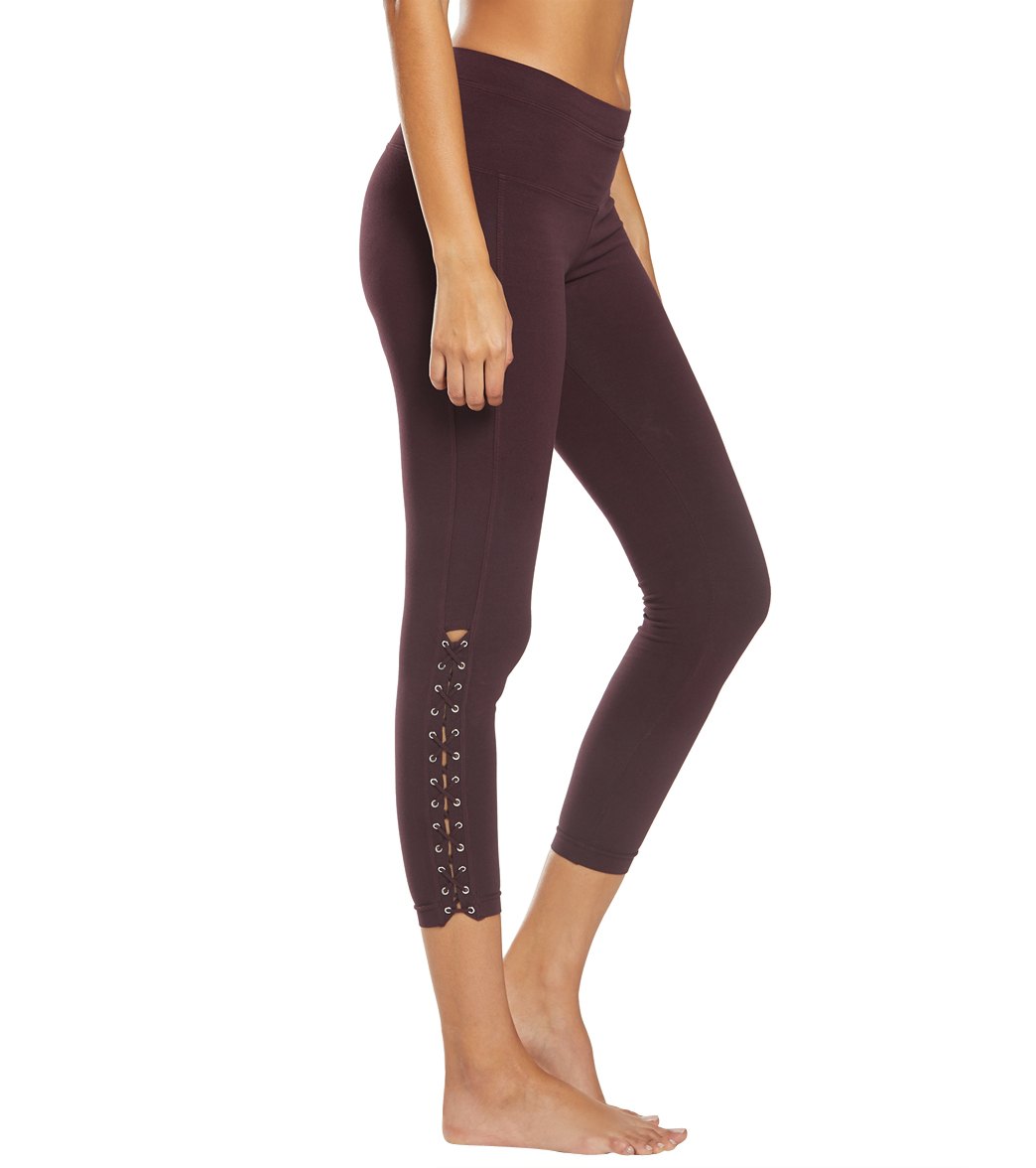 Hard Tail Laced Yoga Capris