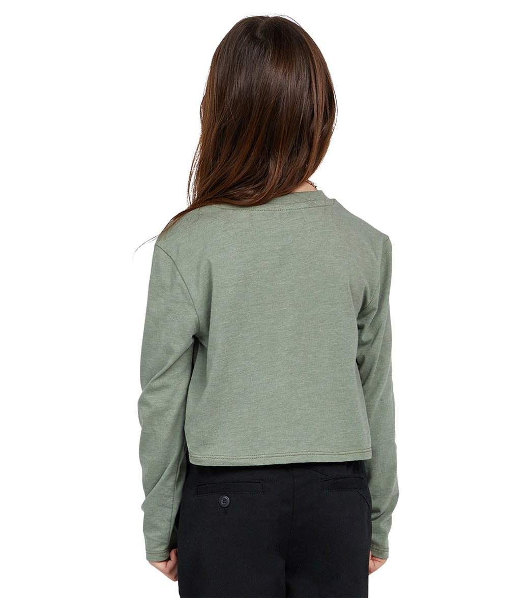 Volcom Girls' Pocket Dial Long Sleeve Tee (Big Kid)