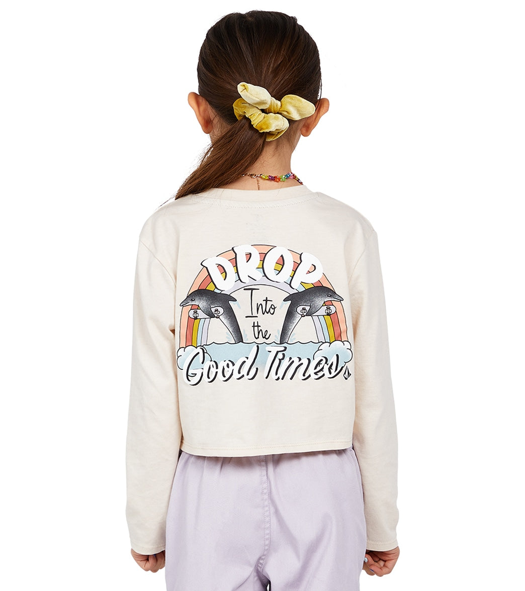 Volcom Girls' Pocket Dial Long Sleeve Tee (Big Kid)