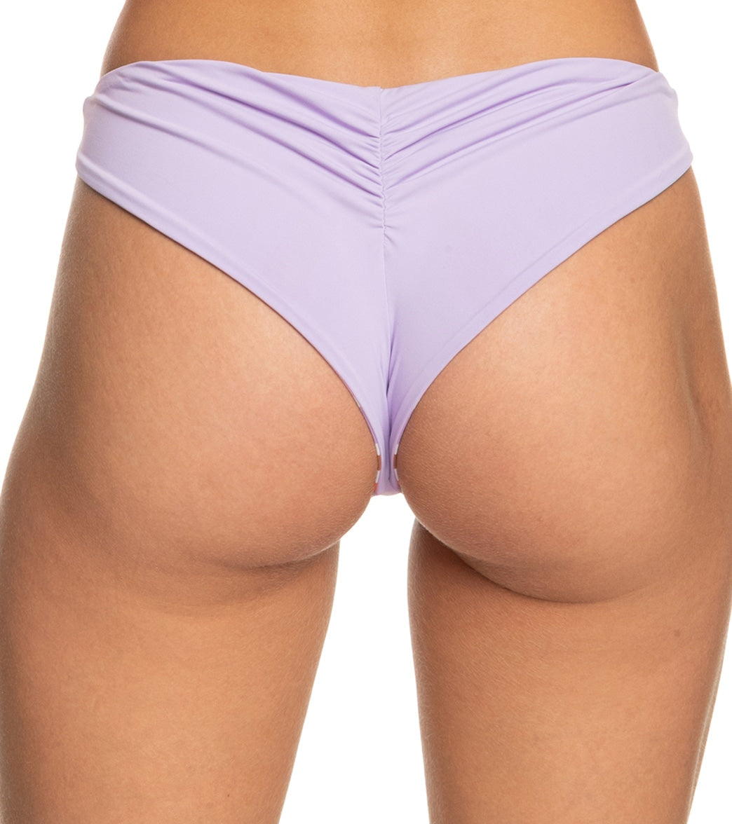 Roxy Women's Surf Kind Kate Reversible Cheeky Bikini Bottom