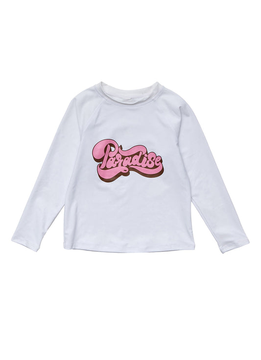 Snapper Rock Girls' Paradise Long Sleeve Rashguard (Toddler, Little Kid, Big Kid)