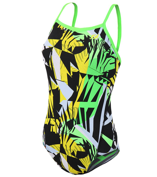 Zone3 Girls High Jazz 2.0 Strap Back Swimsuit