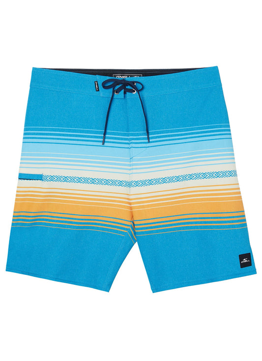 O'Neill Men's 19" Hyperfreak Heat Stripe Line Board Shorts