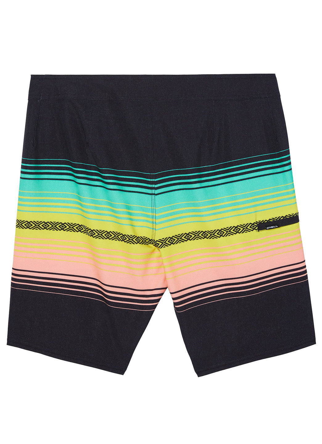 O'Neill Men's 19" Hyperfreak Heat Stripe Line Board Shorts
