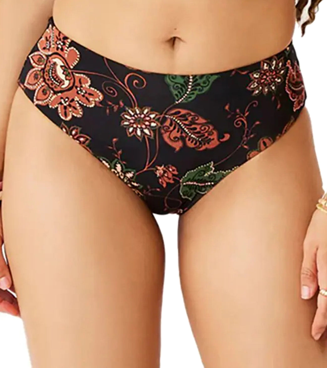 Carve Designs Women's Pipa Mid Rise Cheeky Reversible Bikini Bottom