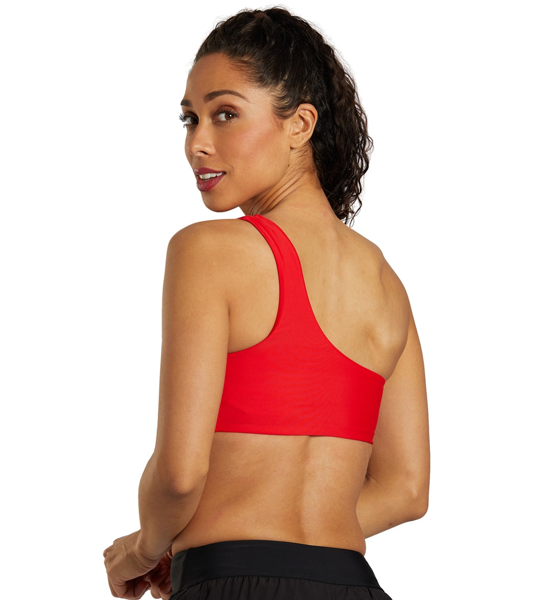 Puma Women's One Shoulder Bikini Top