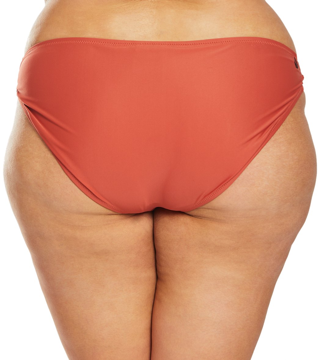Volcom Plus Size Simply Solid Full Bikini Bottom