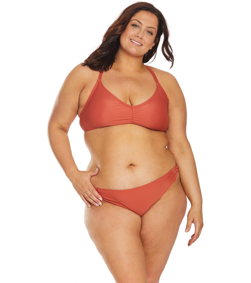 Volcom Plus Size Simply Solid Full Bikini Bottom