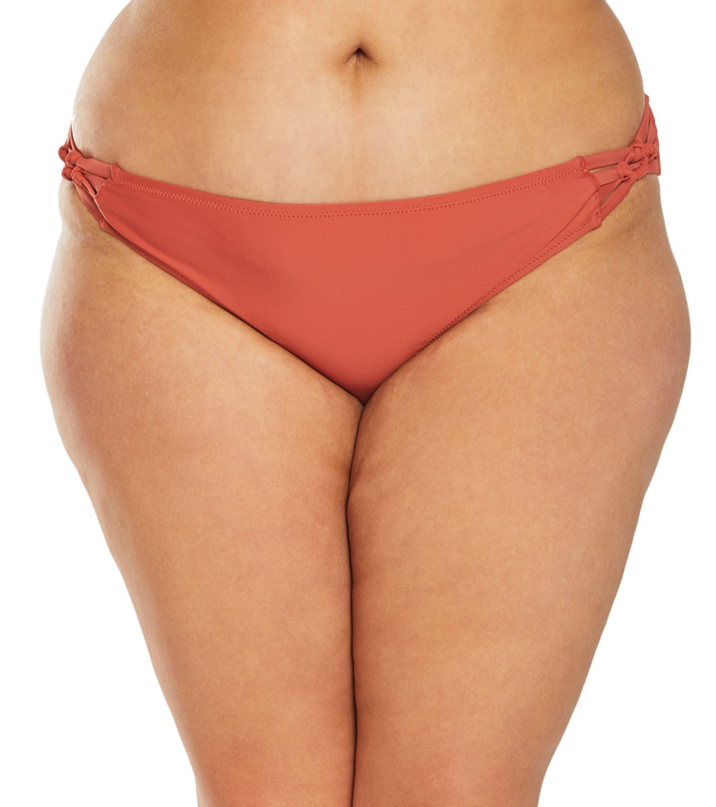 Volcom Plus Size Simply Solid Full Bikini Bottom