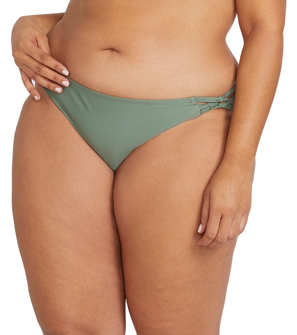 Volcom Plus Size Simply Solid Full Bikini Bottom