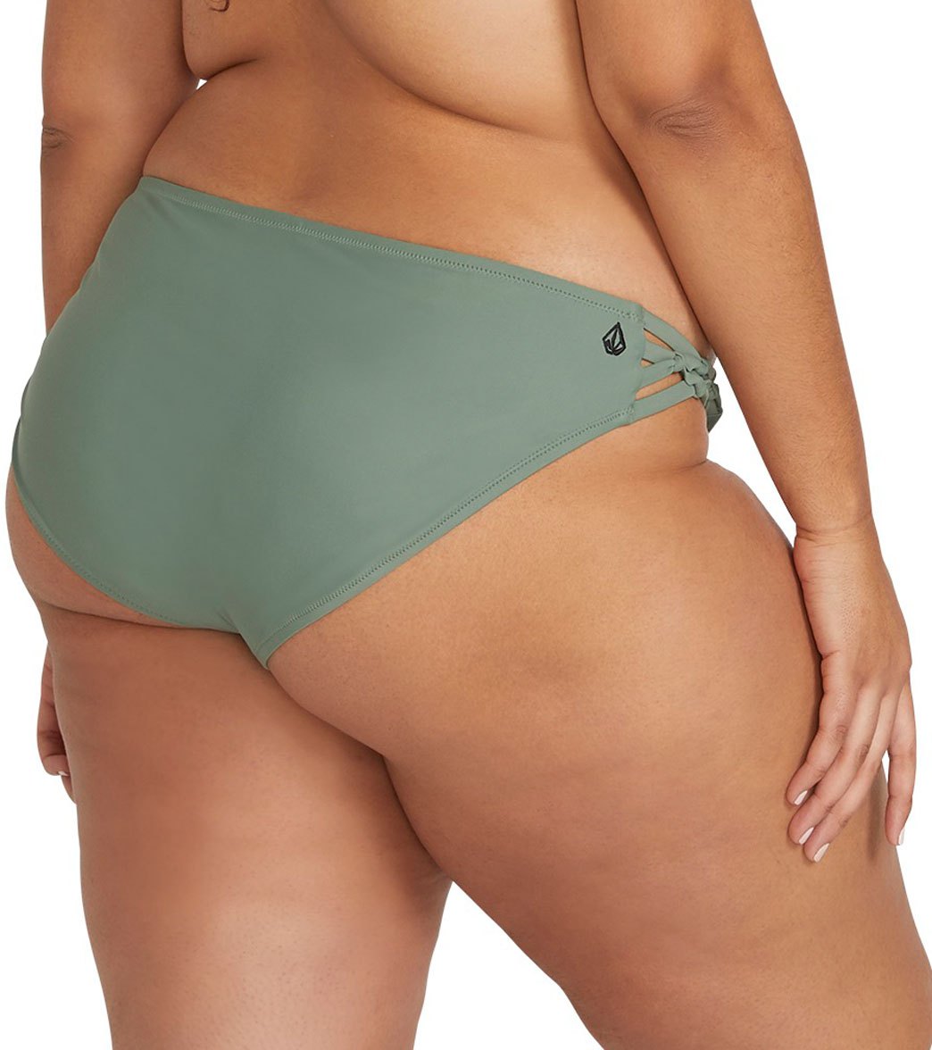 Volcom Plus Size Simply Solid Full Bikini Bottom