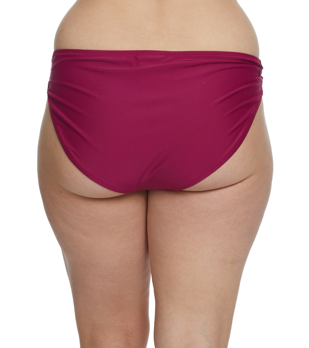 Volcom Plus Size Simply Solid Full Bikini Bottom