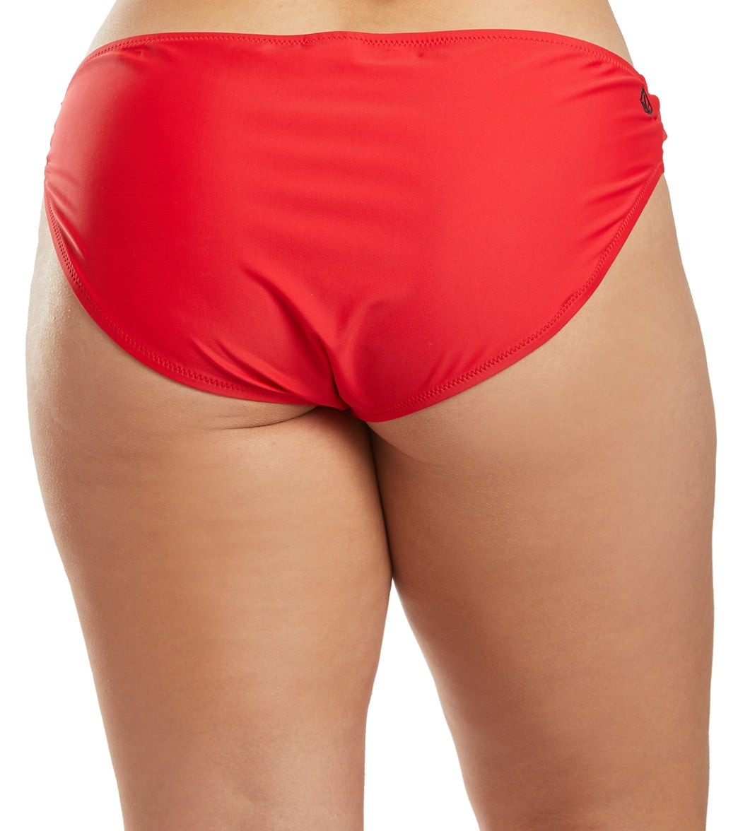 Volcom Plus Size Simply Solid Full Bikini Bottom