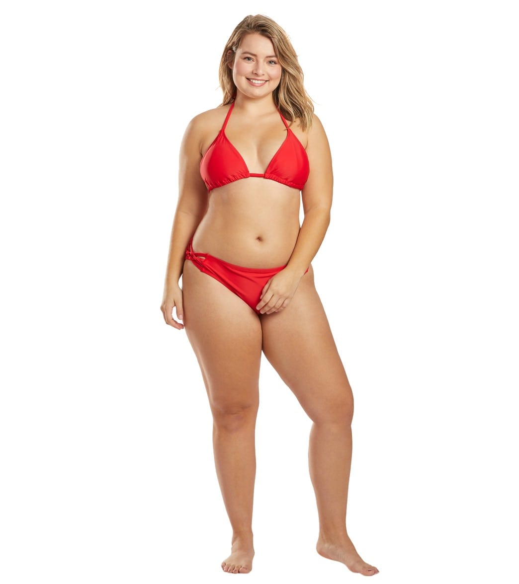 Volcom Plus Size Simply Solid Full Bikini Bottom