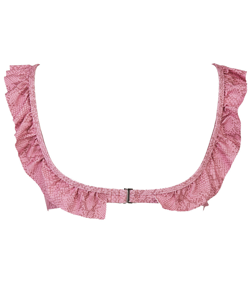 Splendid Women's Charmer Ruffle Bikini Top