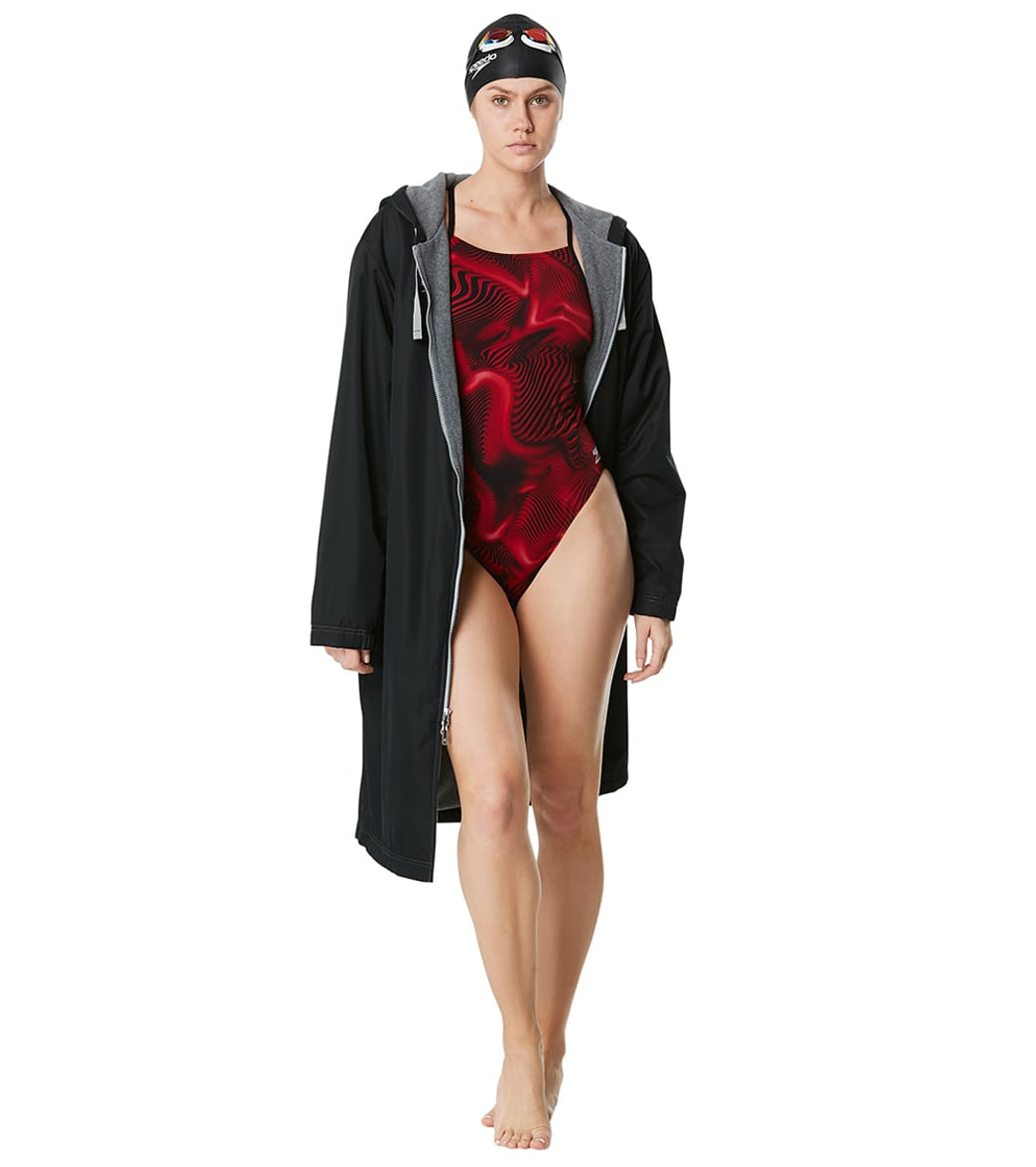 Speedo Women's Fusion Vibe Crossback One Piece Swimsuit