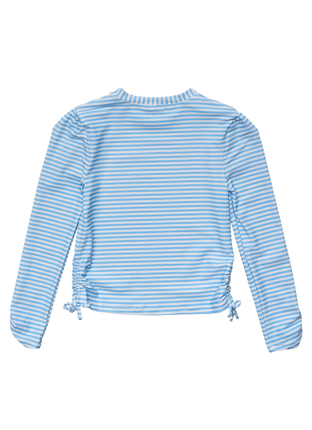 Snapper Rock Girls' Cornflower Stripe Long Sleeve Rashguard (Toddler, Little Kid, Big Kid)