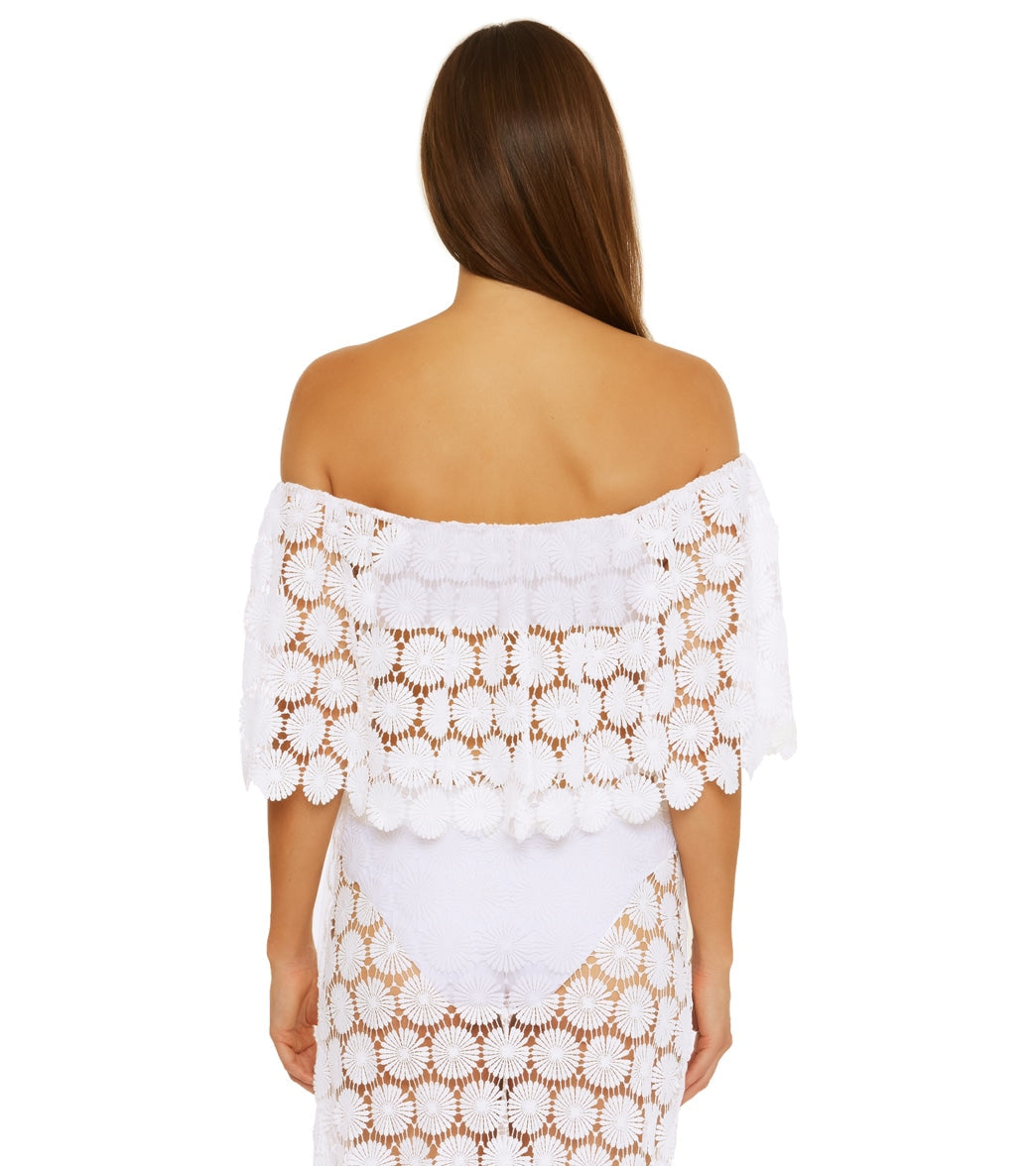 Trina Turk Women's Bardot Off The Shoulder Crop Top