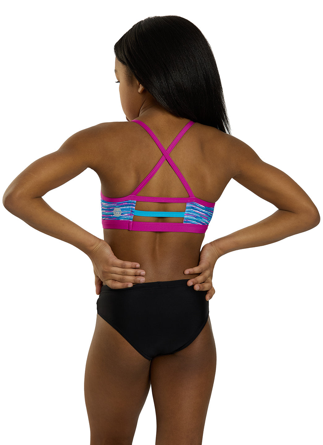 TYR Girls' Sunray Trinity Bikini Top (Big Kid)