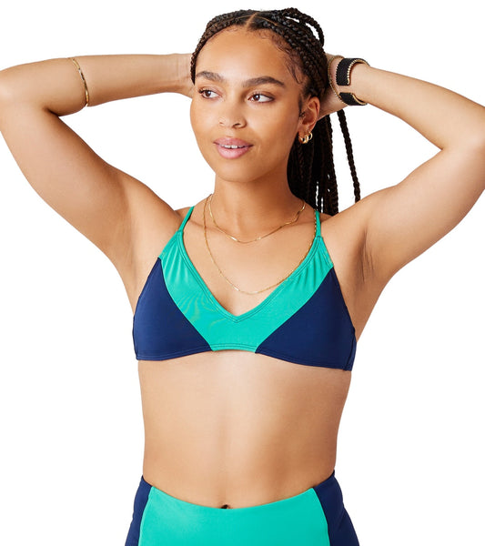 Carve Designs Women's Tamarindo Colorblock Bikini Top