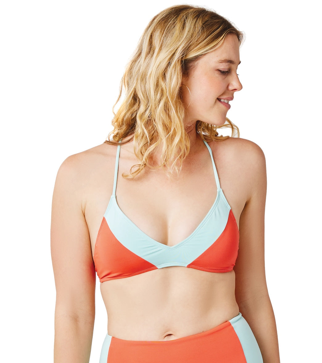 Carve Designs Women's Tamarindo Colorblock Bikini Top