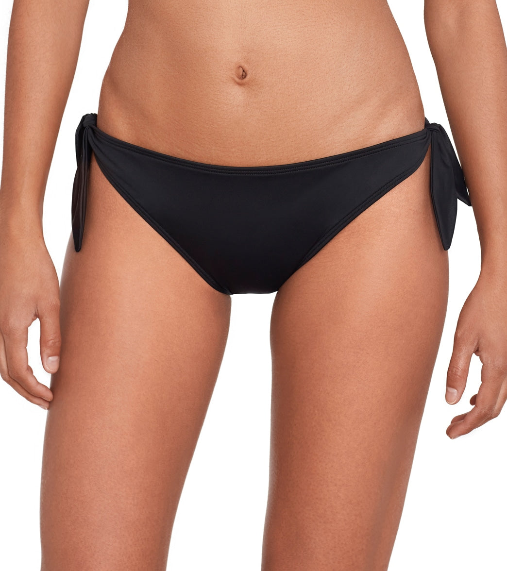 Ralph Lauren Women's Beach Club Solids Side Tie Scoop Bikini Bottom