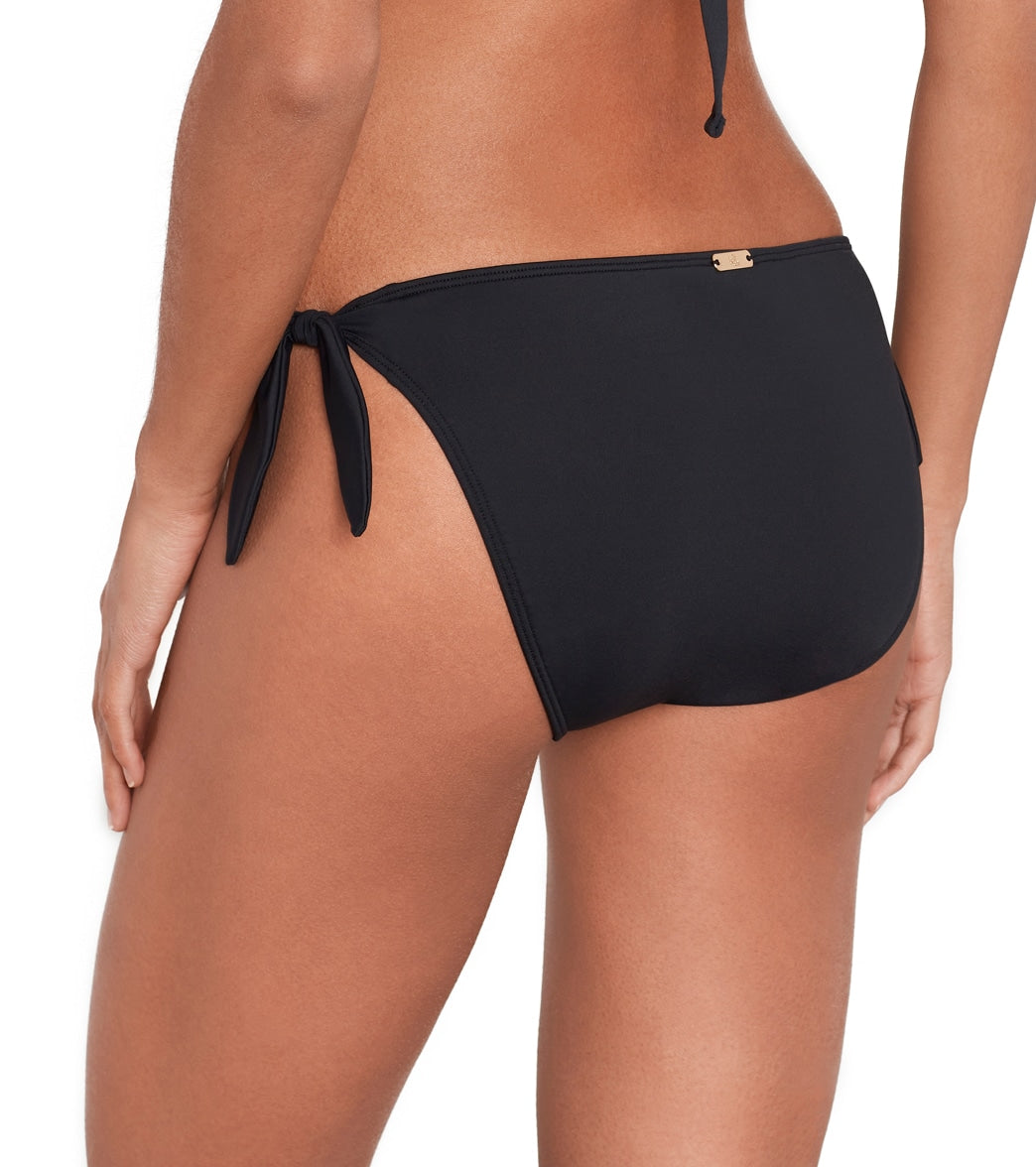 Ralph Lauren Women's Beach Club Solids Side Tie Scoop Bikini Bottom