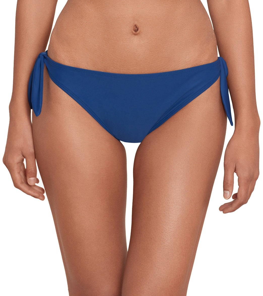 Ralph Lauren Women's Beach Club Solids Side Tie Scoop Bikini Bottom