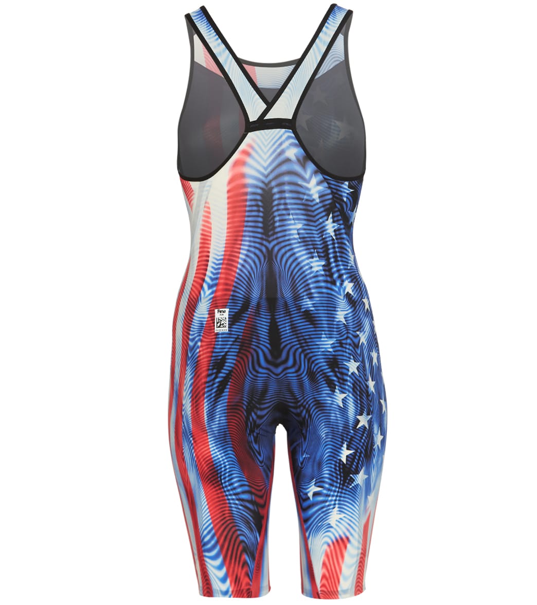 TYR Women's Venzo Genesis USA Closed Back Tech Suit Swimsuit