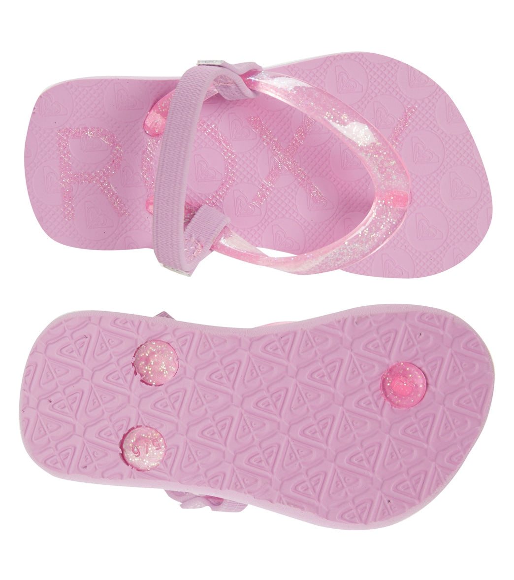 Roxy Girls' Viva Sparkle Sandal (Toddler)
