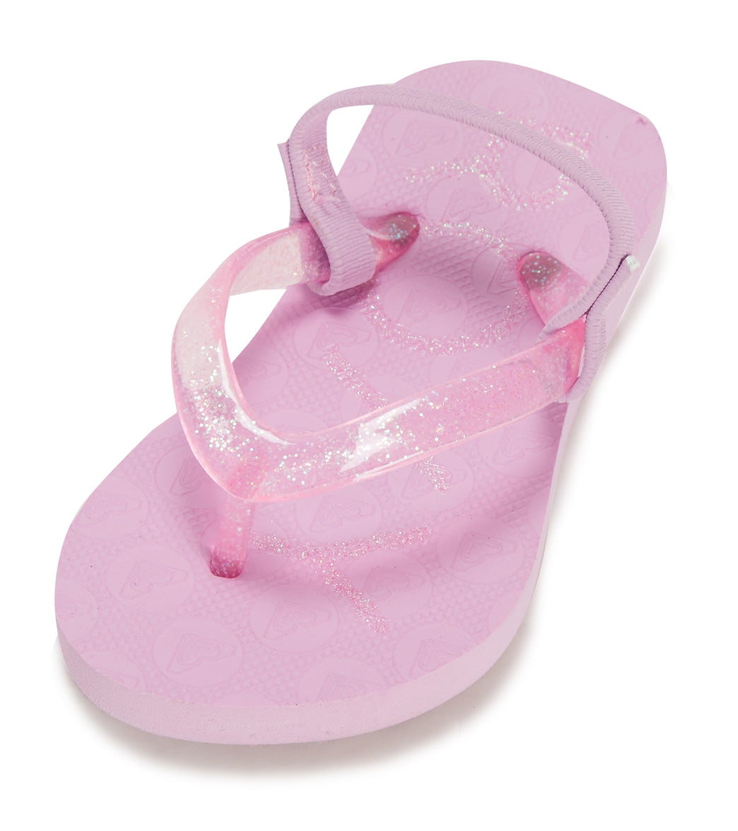 Roxy Girls' Viva Sparkle Sandal (Toddler)
