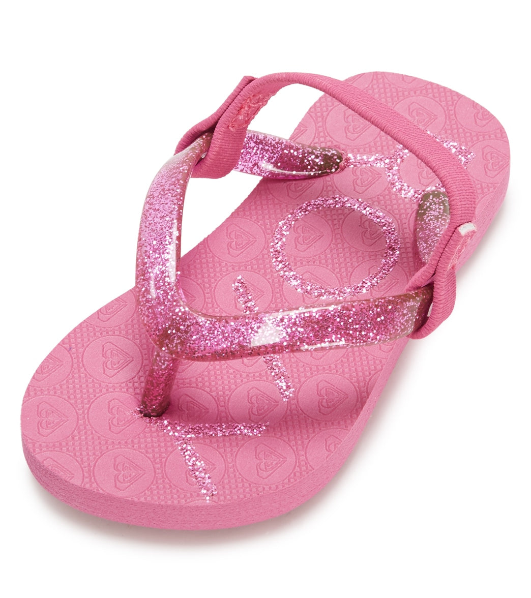Roxy Girls' Viva Sparkle Sandal (Toddler)