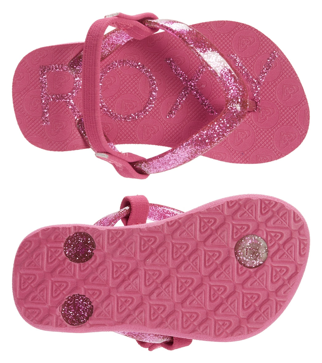 Roxy Girls' Viva Sparkle Sandal (Toddler)